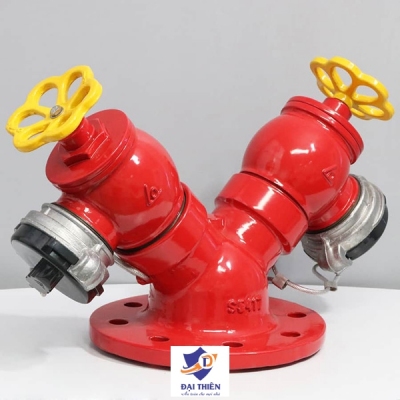 Đầu trụ chữa cháy ngoài 02 cửa D65 không bao gồm  thân trụ Shinyi