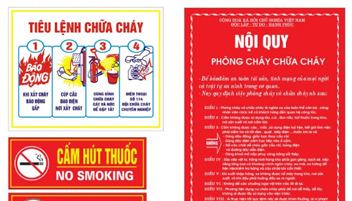 NỘI QUY TIÊU LỆNH PCCC