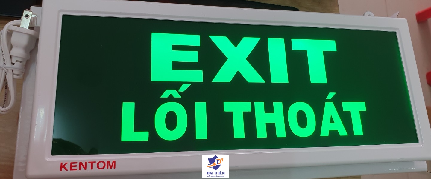 ĐÈN EXIT KENTUM KT120 2 MẶT CÓ MŨI TÊN