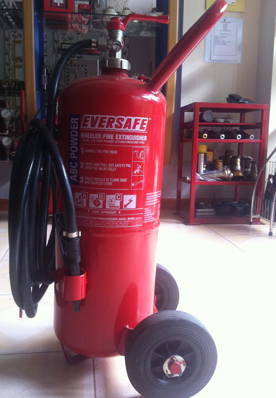 BÌNH XE ĐẨY BỘT ABC, 25KG EVERSAFE