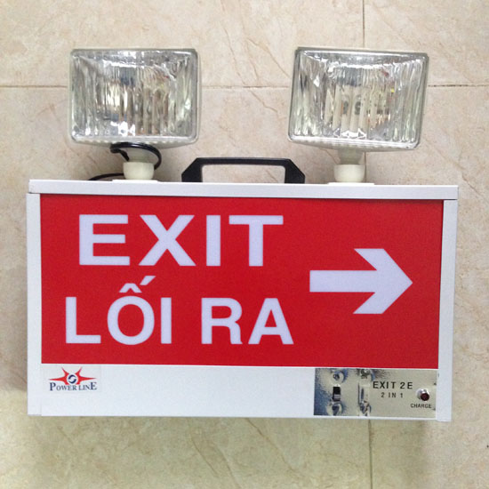 ĐÈN EXIT TÍCH HỢP 2 TRONG 1